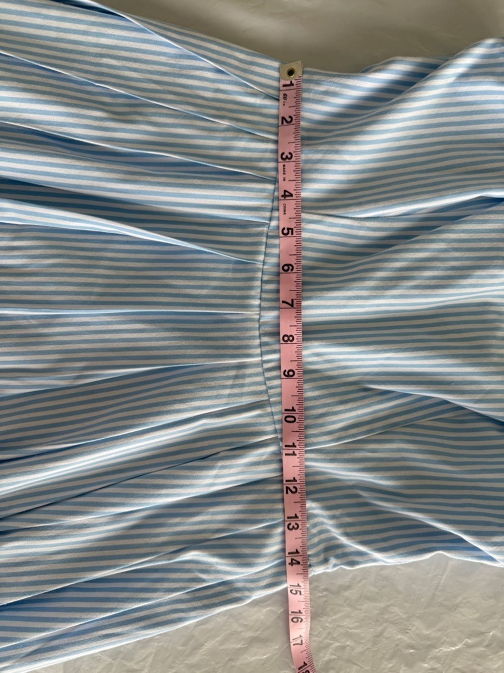 Light Blue & White Striped Maxi Dress - perfect for Mother’s Day. - Picture 4 of 7
